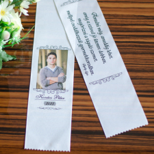 NagyAjándék Fényképes ballagási szalag egyedi ajándék