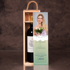 NagyAjándék Fényképes borosüvegdoboz egyedi ajándék