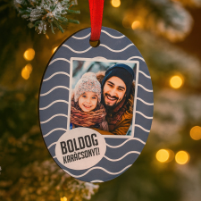 NagyAjándék Fényképes fa karácsonyfadísz karácsonyfadísz