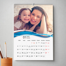 NagyAjándék Fényképes falinaptár, névnapos egyedi ajándék