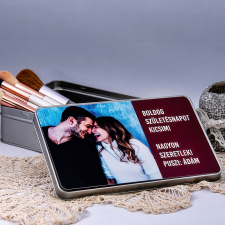 NagyAjándék Fényképes fémdoboz egyedi ajándék