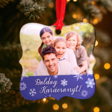NagyAjándék Fényképes karácsonyfadísz karácsonyfadísz