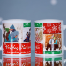 NagyAjándék Fényképes karácsonyi bögre karácsonyi dekoráció