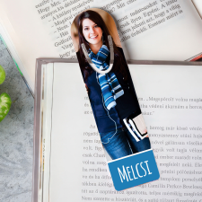 NagyAjándék Fényképes könyvjelző egyedi ajándék