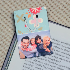 NagyAjándék Fényképes könyvjelző, téglalap egyedi ajándék