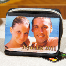 NagyAjándék Fényképes pénztárca, fekvő egyedi ajándék