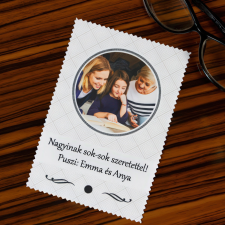 NagyAjándék Fényképes szemüvegtörlő kendő, 10x15cm egyedi ajándék