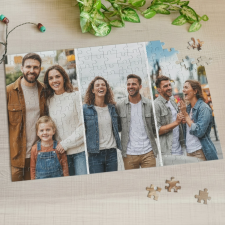 NagyAjándék.hu Egyedi 500 darabos fényképes puzzle – 3 fotóval egyedi ajándék