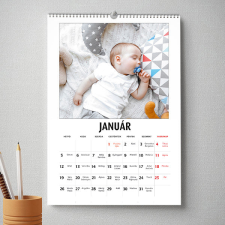 NagyAjándék Klasszikus fényképes falinaptár, névnapos egyedi ajándék