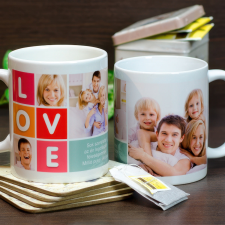 NagyAjándék LOVE fényképes bögre egyedi ajándék