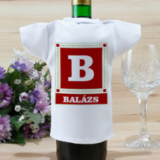 NagyAjándék Neves borosüveg póló egyedi ajándék