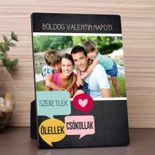 NagyAjándék Szeretlek, ölellek, csókollak fotópanel egyedi ajándék