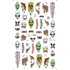 Nagyker 1. Körömmatrica - F958 Halloween körömdíszítő