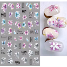 Nagyker 2. Körömmatrica - F1033 virág körömdíszítő