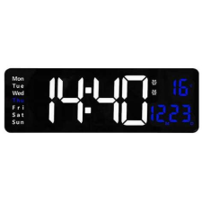 Nagyméretű digitális óra LED kijelzővel, távirányítóval - 6626 - MS-1016 ébresztőóra