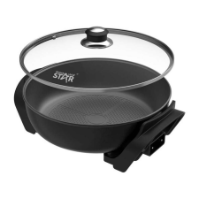 Nagyméretű elektromos serpenyő, főzőedény, 1500W, 4,5L edény