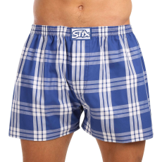  Nagyméretű tarka férfi klasszikus boxeralsó Styx klasszikus gumi (E1040) 5XL