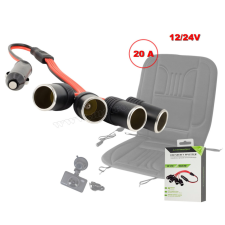  Nagyteljesítményű autós szivargyújtó elosztó csatlakozó M8628-20A autóalkatrész