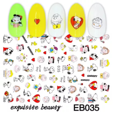 Nail-Art Körömmatrica - EB035 Snoopy körömdíszítő
