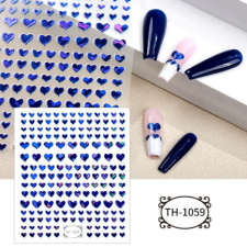 Nail-Art Körömmatrica - TH-1059 Szív körömdíszítő