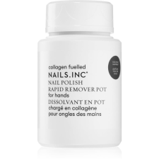 Nails Inc. Powered by Collagen körömlakklemosó aceton nélkül 60 ml körömlakk lemosó, zseléfixáló