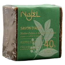 Najel Aleppo Najel 40% Babérolajos Szíriai Színszappan lúgm 185g szappan