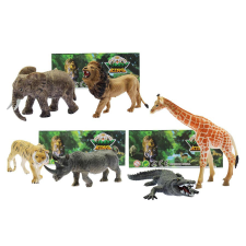 Nam Shing Toys Játék vadállat figura 2 db-os - elefánt és leopárd játékfigura