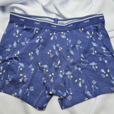 Namaldi KÉK BOXERALSÓ mintás L