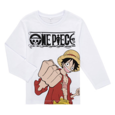 NAME IT Hosszú ujjú pólók NKMARK ONEPIECE Fehér 7 Jahre