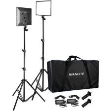 NANLITE LumiPad 25 - set 2x LED světlo, 2x stativ, taška stúdió lámpa