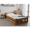 Naomi magasított ágy 90x200 cm, tölgyfa Matrac: Premium 23 cm matraccal, Ágyrácsok: Lamellás ágyráccsal