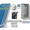 NAPCSAP 4-6 fő részére Cordivari napkollektor rendszer: 3 db prémium sikkollektor, 300 literes 2 hőcserélős álló bojler, ECO szivattyú állomás, vezérlés, tágulási tartály