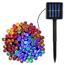 Napelem húr 1000 led, 100 m, tarka, távirányítóval karácsonyfa izzósor