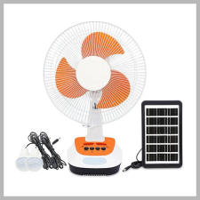  Napelemes 12" Újratölthető  Ventilátor JG-2312 ventilátor