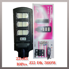 Napelemes 360W utcai led lámpa J55-DK-360W kültéri világítás
