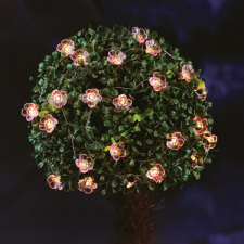  Napelemes fényfüzér &#8211; virág &#8211; 2,4 m &#8211; 55218C kültéri világítás