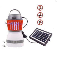  Napelemes hordozható szúnyogirtó lámpa, kemping lámpa állítható fényerővel elektromos állatriasztó