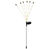  Napelemes kerti lámpa, Strend Pro Garden Floro, ezüst, 66 cm, 42 LED, kültéri, automatikus kapcsolás, energiatakarékos