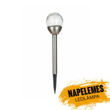 Napelemes kerti ledlámpa glass 8 kültéri világítás