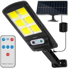 Napelemes lámpa távirányítóval és sötétedés érzékelővel - 120 COB LED (BB-19441) kültéri világítás