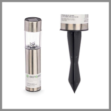  Napelemes lámpa – Többszínű, műanyag és rozsdamentes acél 28884 kültéri világítás