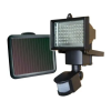  Napelemes LED reflektor mozgásérzékelővel 50W 120 LED - fekete (MS-600)