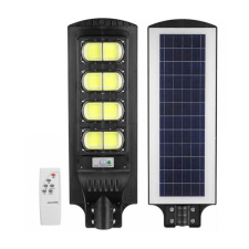 Napelemes Utcai 8 COB LED Paneles Lámpa Konzollal Távirányítóval 1000W kültéri világítás