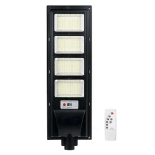 Napelemes utcai lámpa 1254 LED 400W távirányítóval 4 KAZETTA kültéri világítás