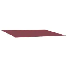  Napellenző ponyva Burgundi Vörös 500 × 350 cm Poliészter nyílászáró