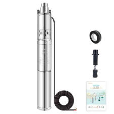  Napenergia-szivattyú, 400 W teljesítmény, beépített vezérlő, 3S1.8-100-D48-400BI medence kiegészítő