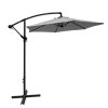  Napernyő 2,5 m HECHT SANDY G, UV védelem, 6 bordás, Szürke színű