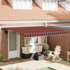  Napernyő Anyag narancssárga és barna 350 x 250 cm Poliészter
