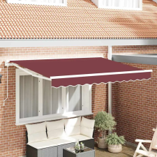  Napernyő keret Burgundi 250 x 200 cm Poliészter PU bevonattal nyílászáró