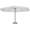 Napernyő Samos 500 cm Alumínium Fehér